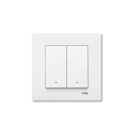 Jaloezieschakelaar Impulsdrukker 90960016 Karre Wit 