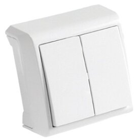 Serieschakelaar Opbouw 90681002 Vera Wit 