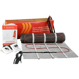Titan Elektrische Vloerverwarmingsmat 8 m&sup2; - 1200W + Klokthermostaat