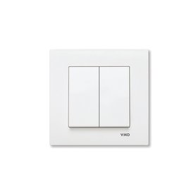 Serieschakelaar 90960002 Karre Wit 