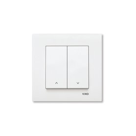 Jaloezieschakelaar Impulsdrukker 90960016 Karre Wit 