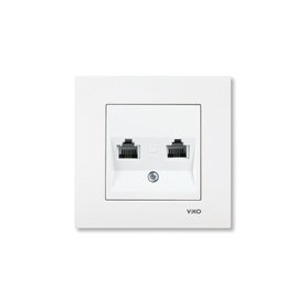 Telefoon 2x Cat3 inbouwdoos 90960033 Karre Wit 