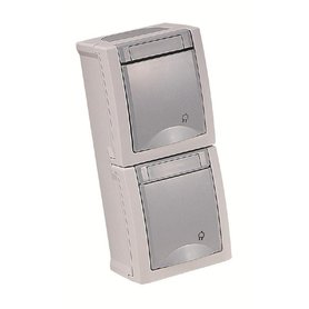 Combinatie WCD dubbel met RA 90591086 Vert. Pacific Grijs Opbouw SWD 